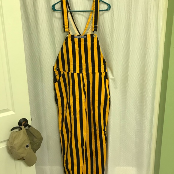 game bibs Pants - Black/yellow gameday bibs